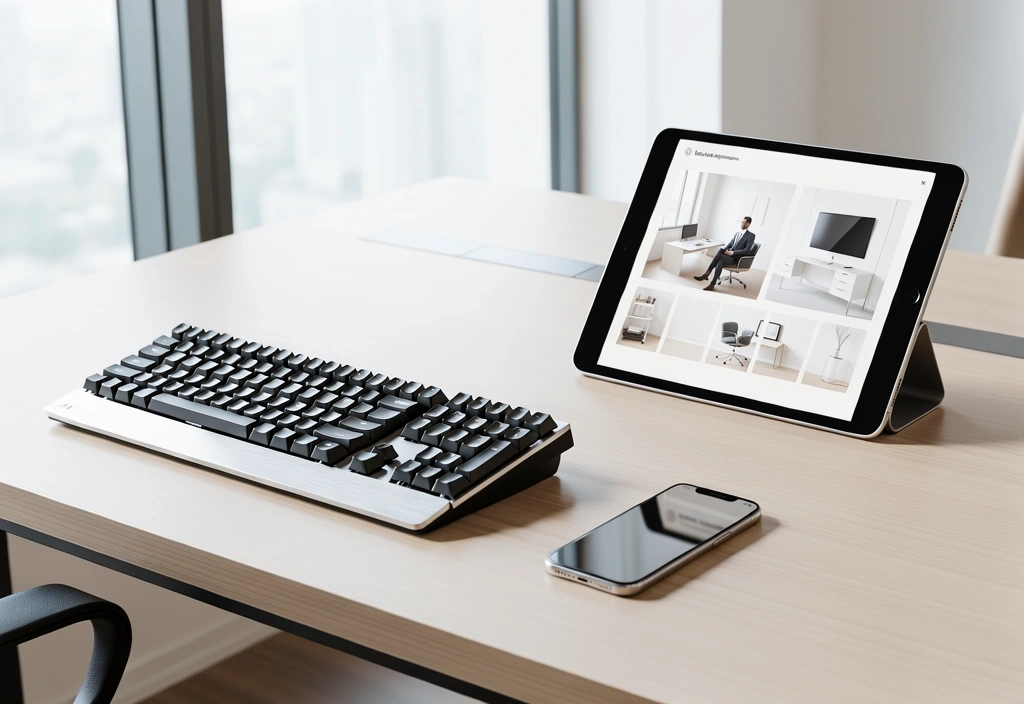 Modern office workspace